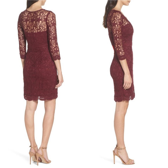 Lulus Lace Cocktail Dress - Picture 2 of 3